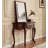 54.33" Dark brown Rectangular Solid Wood Console Table-106950143