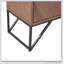 Armoire d'appoint en bois, base en métal