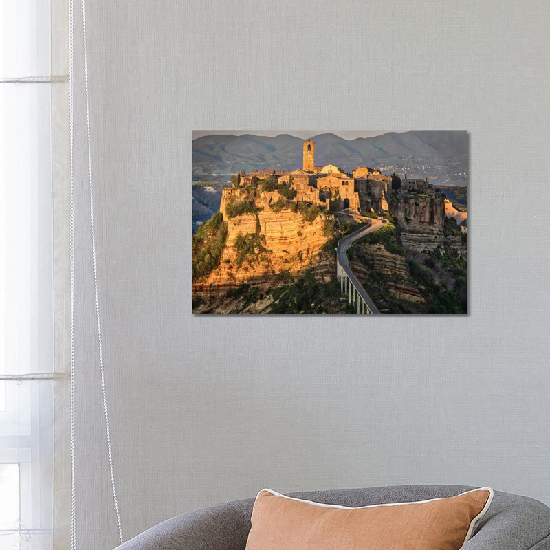 Europe, Italy, Civita Di Bagnoregio by John Ford - Wrapped Canvas Print