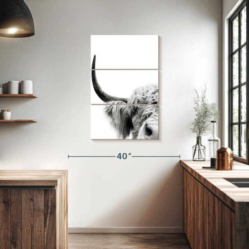 Brampt Peeking Cow II, 38'' H X 24'' W