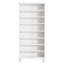 Armoire de rangement pour chaussures 28,35 po à 8 niveaux avec bande lumineuse DEL