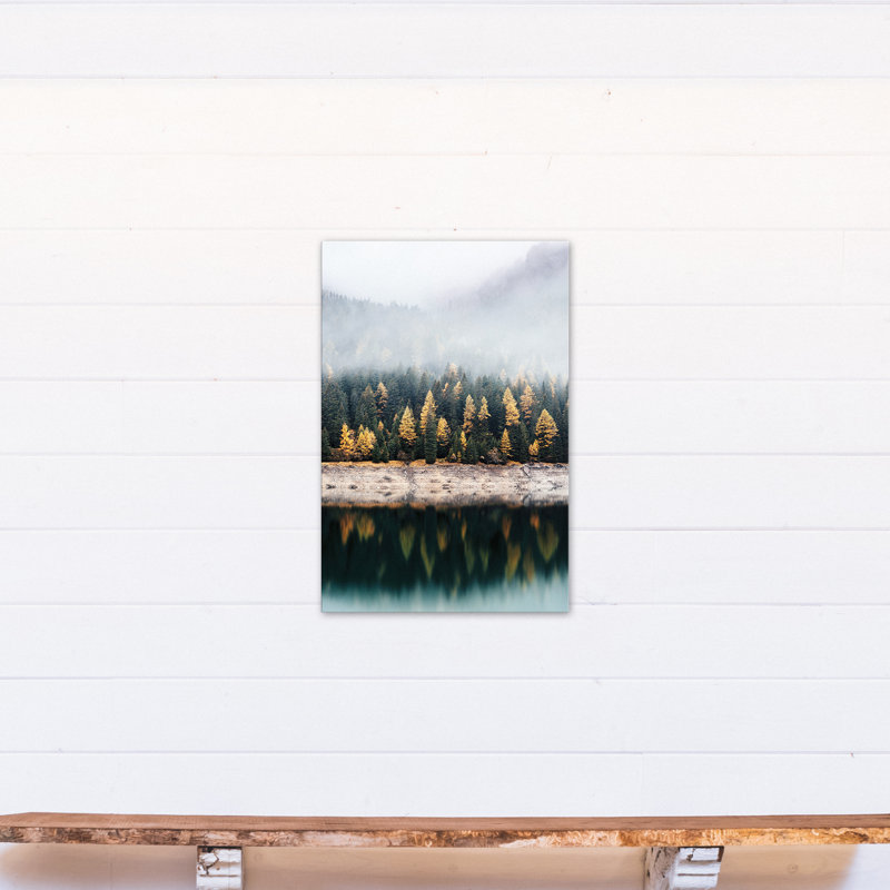 « persistant mirror lake », reproduction de photo sur toile