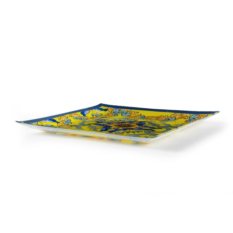Excelsa Trinacria Glass Tray