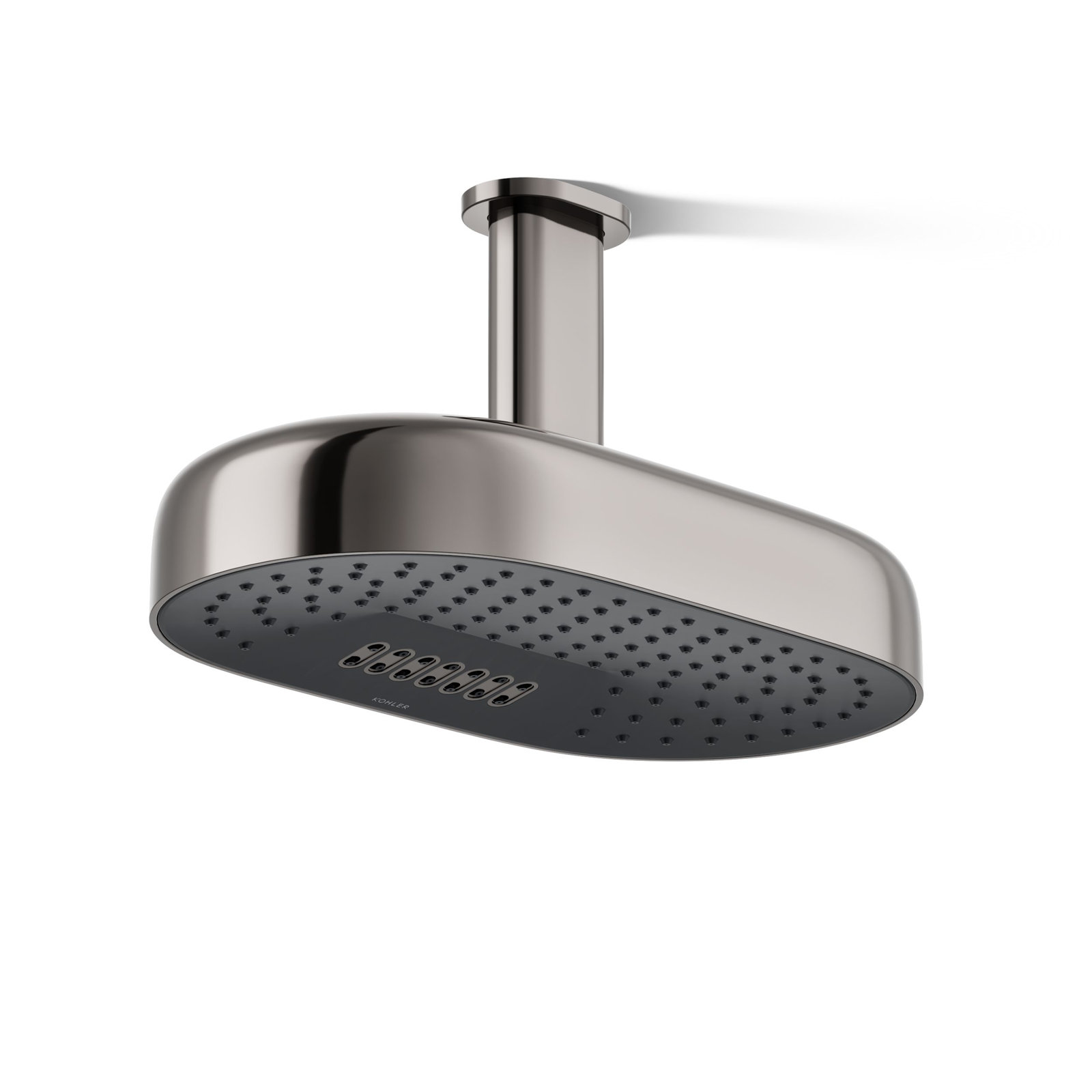 Statement Oblong 14" Two-Function 2.5 Gpm With Katalyst Air-Induction Technology, Vibrant Titanium