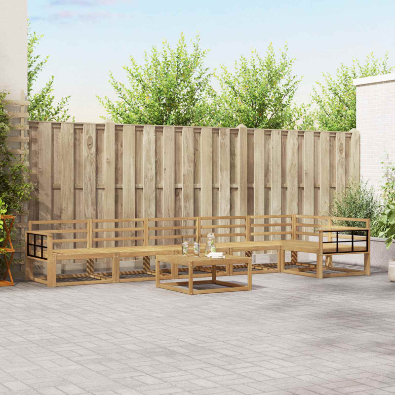  Outdoor Sofa Set Sectional Garden Furniture Patio Backyard Poolside