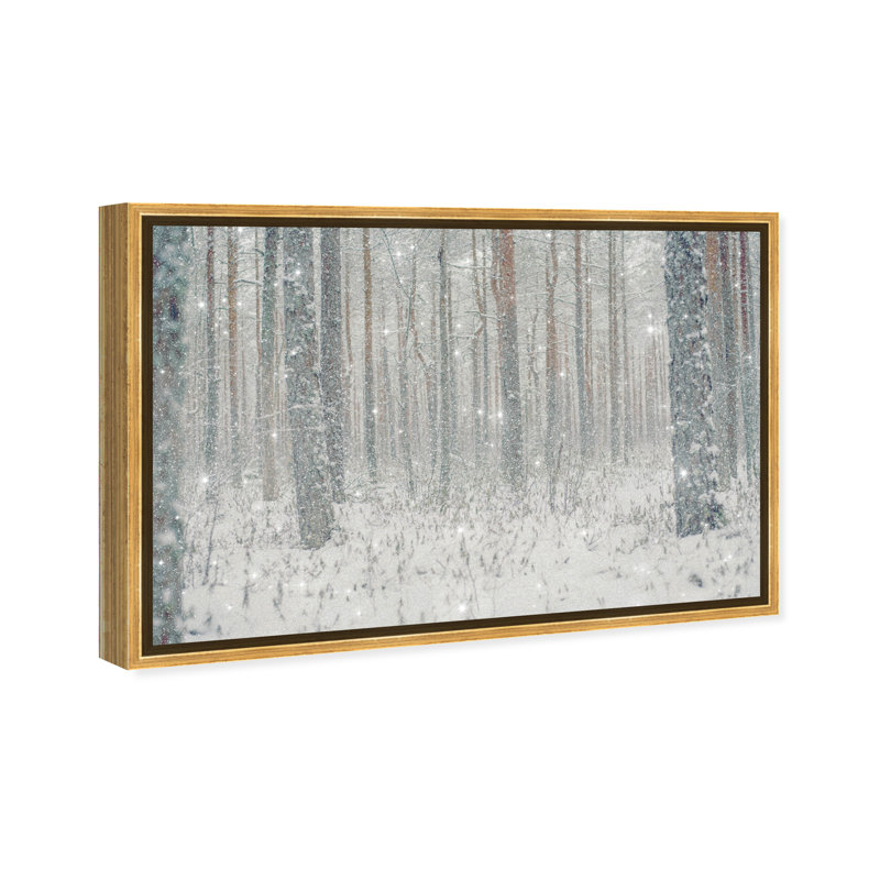«Nature and Landscape Winter Wonderland Snowscapes», reproduction d'art sur toile, H 16 po x l 24 po x 1,5 po
