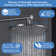 10" Wall Mounted Shower System with Dual Mode Body Jets，2-in-1 Handheld 2.5 GPM