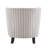 Upholstered Stripe Barrel Chair