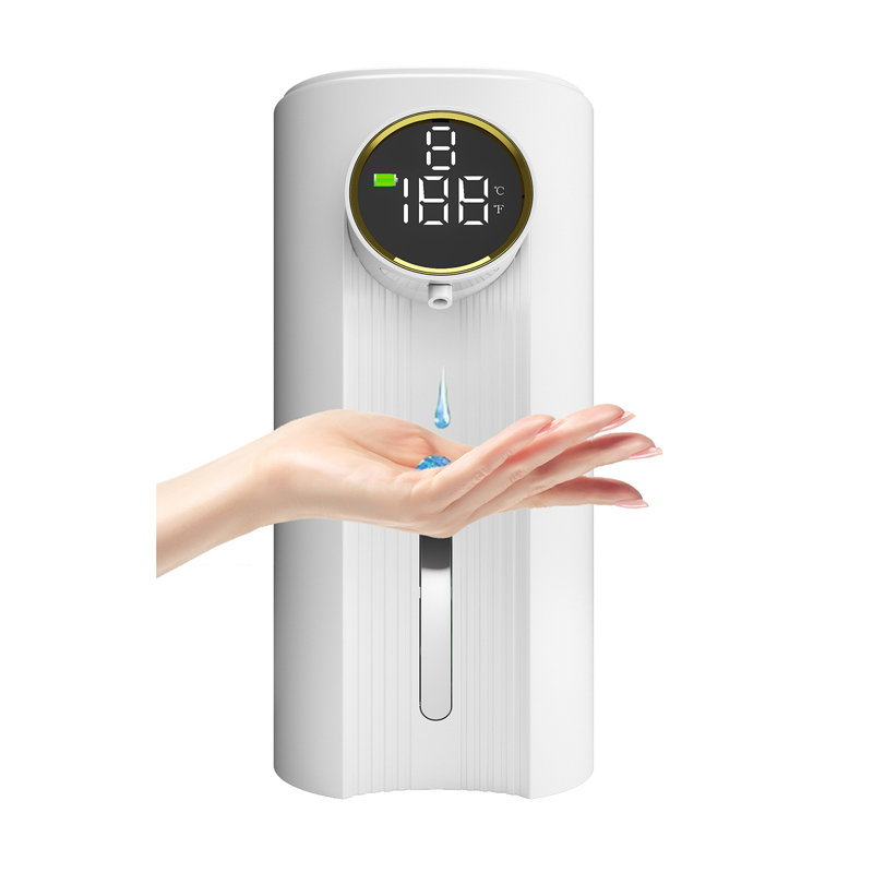 Automatic Soap Dispenser 11.84Oz 5 Speed Adjustable, White
