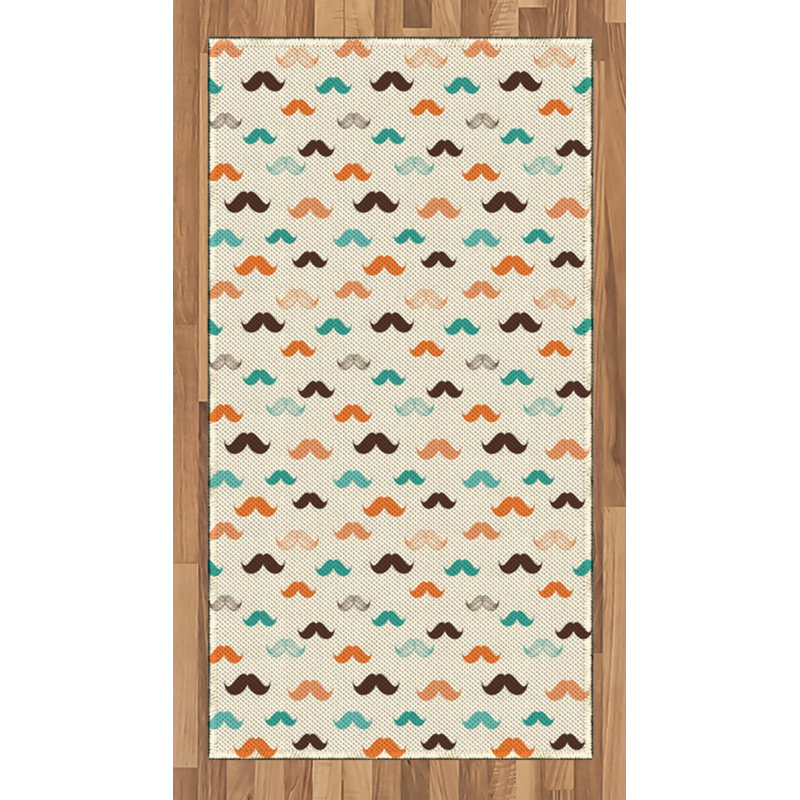 Indie High Density Long Fiber Poly Threads Decorative Area Rug Carpet, Rectangle 2'7" x 5'