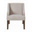 Chaise d'appoint moderne, fauteuil rembourré avec pieds en bois massif-924432885-924432880