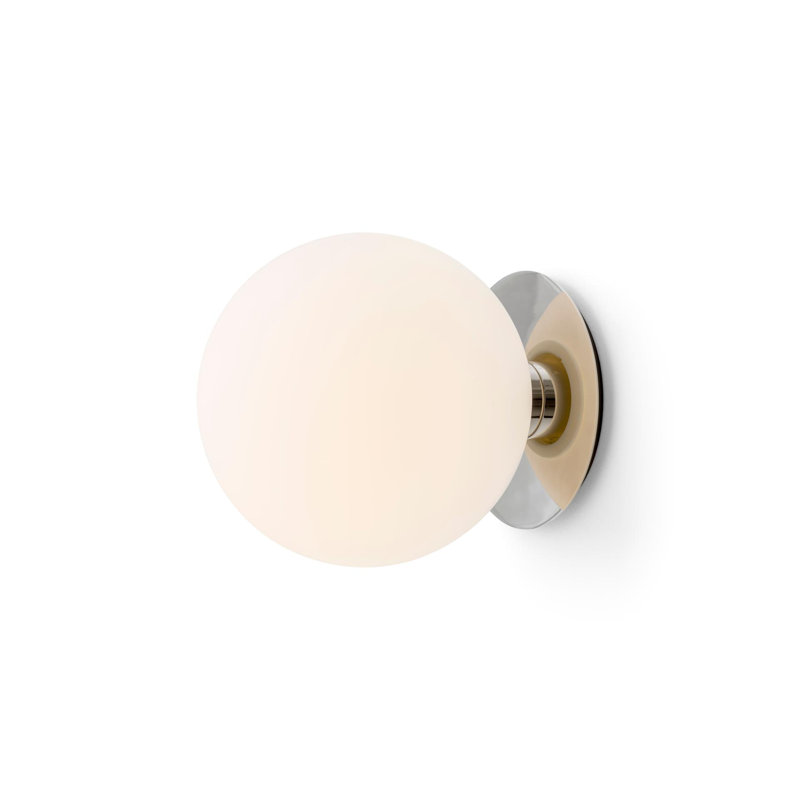 TR Bulb 1 - Light Armed Sconce, Polished Steel