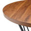 Ensemble de bar de style industriel avec plateau en grain de bois réaliste et conception peu encombrante