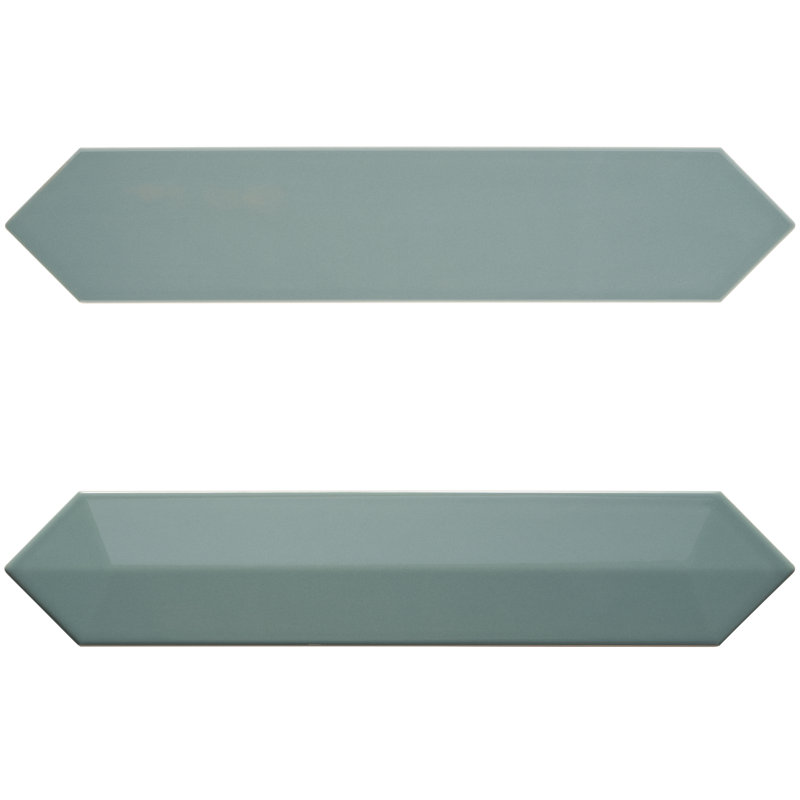 Lois 2.6" x 13" Ceramic Wall Tile, Jade