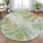 Machine Washable Indoor/Outdoor Xhevrie Green Rug-112127693