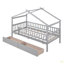 Lit simple en bois avec deux tiroirs-2135624943