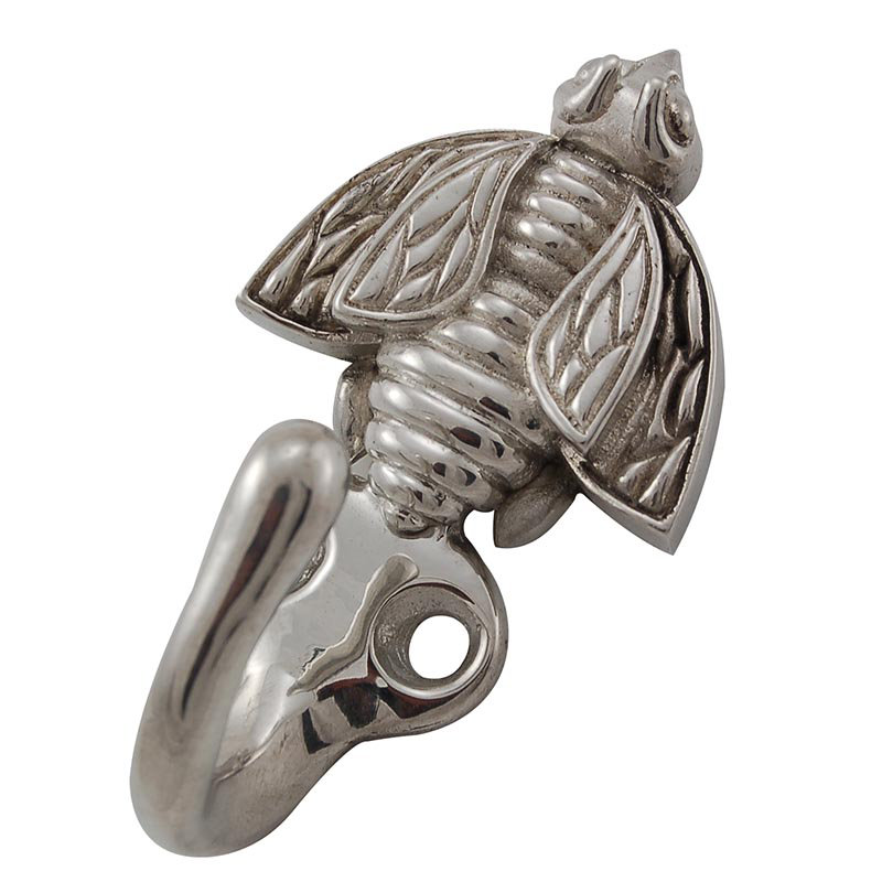 Pollino Wall Hook, Polished Silver