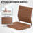 Amaiia Mid-Back Upholstered Armless Swivel Task Chair Ergonomic Adjustable Conference Chair-1395793274