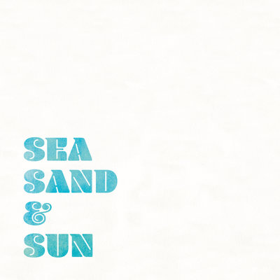 Beach Sayings I - Wrapped Canvas Print