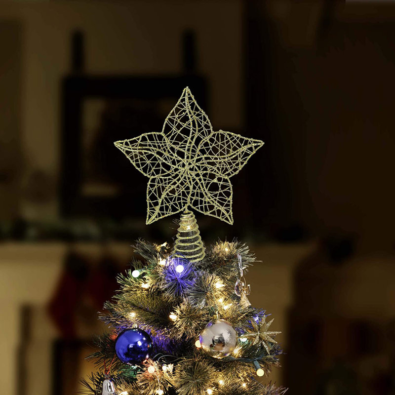 12'' Metal Astrology & Stars Shatterproof Tree Topper