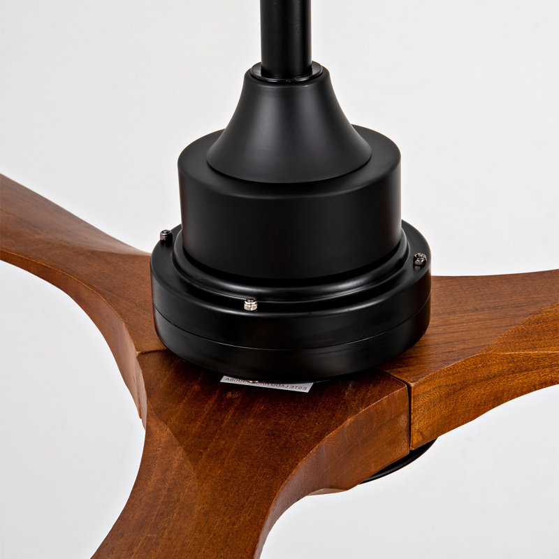 42 Inch Ceiling Fans With Lights And Remote, Black, Brown, 42" Wide