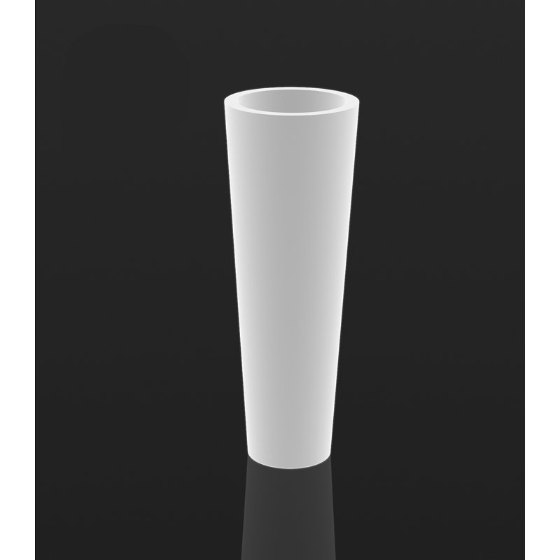 Cono Resin Pot Planter, 39.25" H x 13.75" W x 13.75" D