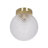 Prismatic 1-Light Flush Mount - Brushed Gold-767213062