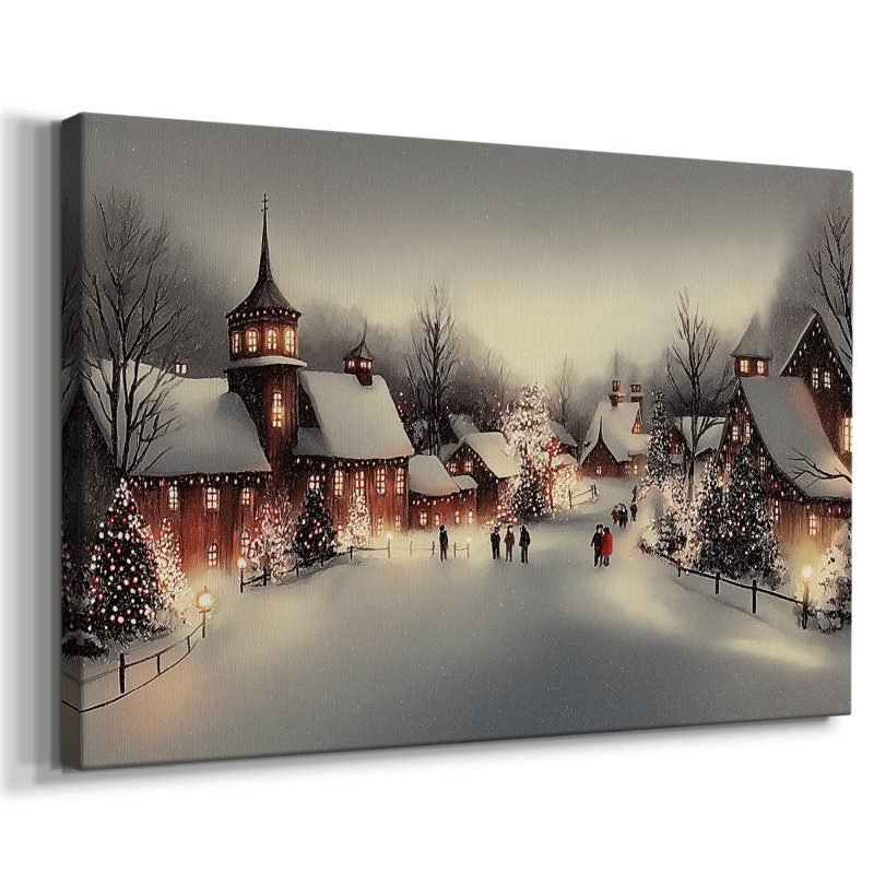 Honeyed Lantern at Eve-Premium Gallery Wrapped Canvas, 18" H x 12" W