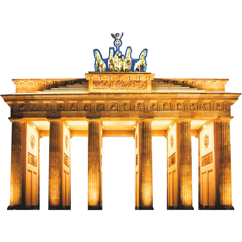 Porte en carton Brandenburg Gate