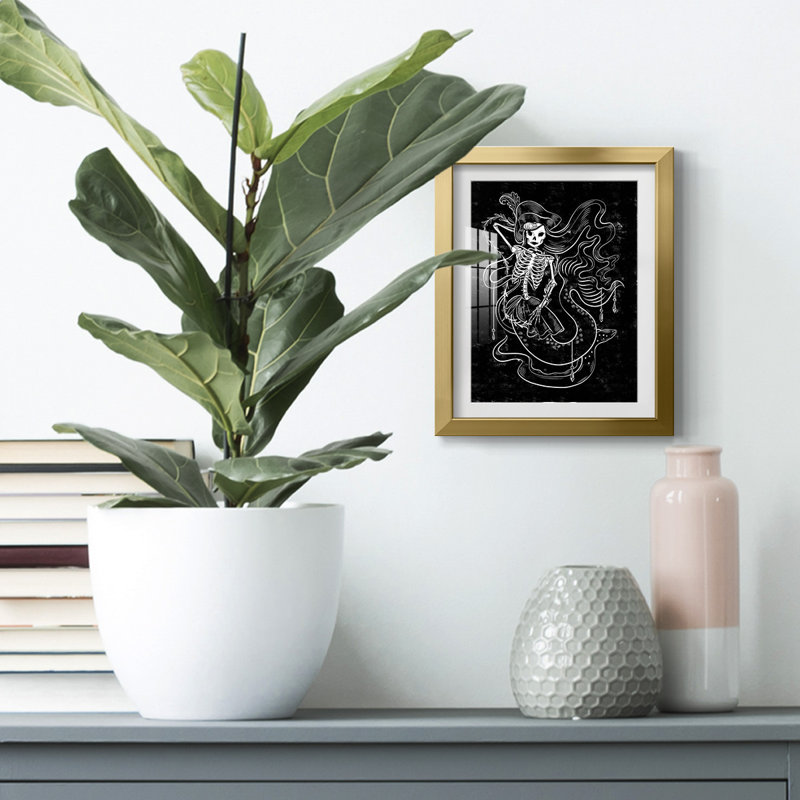 Sand Glyphs II - Toile tendue avec châssis, H 25,5 po x l 17,5 po, Doré
