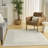 Ebern Designs Bonnert Ivory Grey Modern Indoor Rug-1091518216