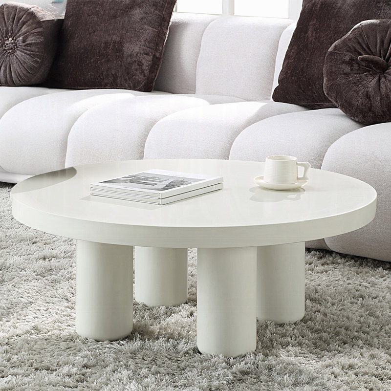 Table basse, finition blanche