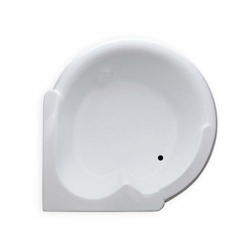 64'' x 64'' Drop-In Soaking Acrylic Bathtub