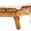 Chaise longue vidaXL beige en bois d'acacia massif 21,65 x 72,44 x 25,20-636760977-669566343