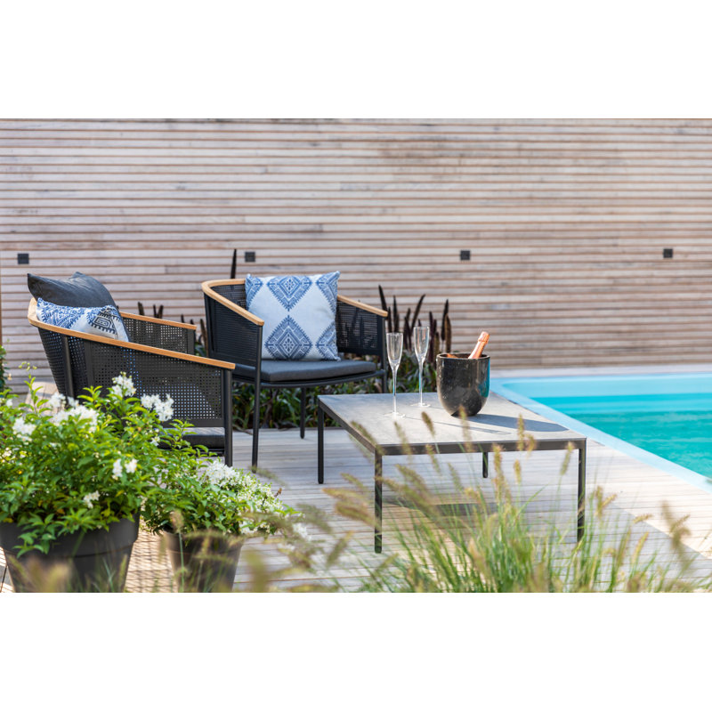 Riad Coffee Table, Anthracite, Gray