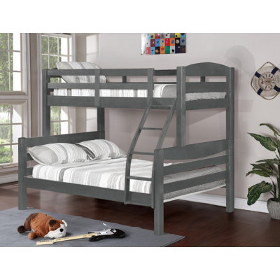 Harriet Bee Berinhard Kids Twin Over Full Bunk Bed & Reviews | Wayfair