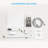 Dual Shower Head - 10 Inch Square Wall Mounted System Easy Install With