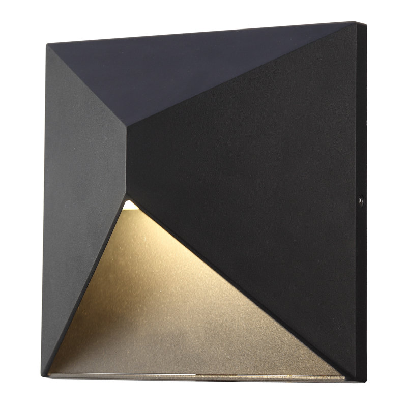 Wildman Aluminum LED Wall Light, Black