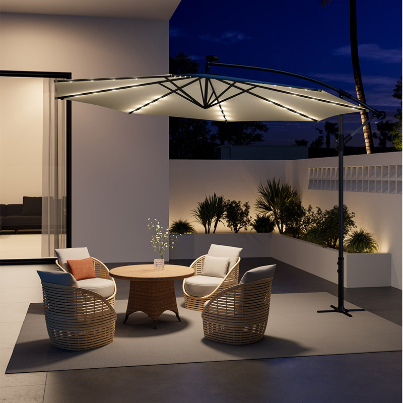300cm Balcony Parasol, Beige