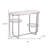 Maxina 42'' Glass Top Console Table
