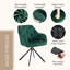 49.8cm H Velvet Upholstered Metal Armchair-122056786