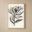 «Ink Flower I Cream» par Sara Zieve Miller - Impression sur toile