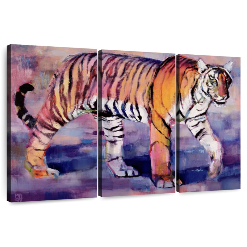 Brampt Tigress Khana India, 48" H x 74" W