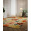 Tapis transitionnel en laine noué à la main ivoire Anouk-25672606
