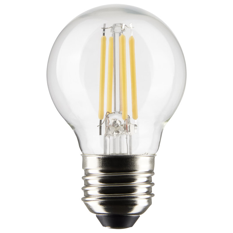 5.5 Watt (60 Watt Equivalent), G16.5 LED, Dimmable Light Bulb, Warm White E26/Medium (Standard) Base, 500 Lumens, 2700K