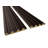 94.5" x 5.75" 3D Shiplap Wood Wall Panels – Decorative Slat Accent Wall & Ceiling Cladding-63790086