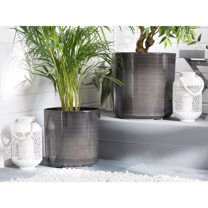Clay Plant Pot, 35 cm H x 35 cm W x 35 cm D