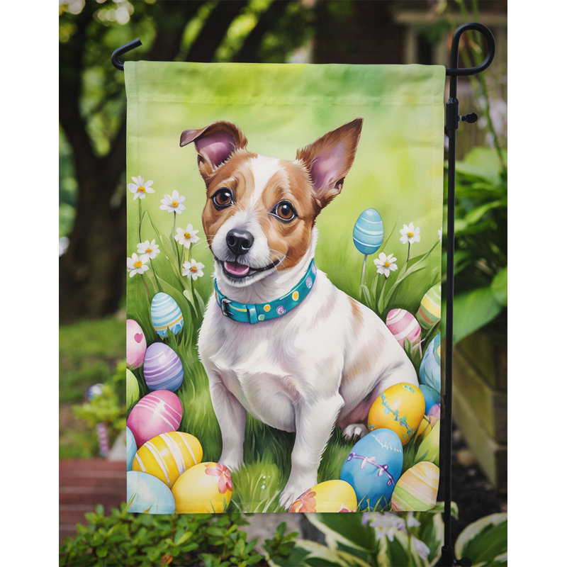 Easter Egg Hunt Double Sided 15.5'' H x 11.25'' W Polyester Easter Garden Flag