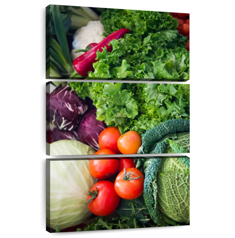 Récolte de légumes frais, H 32 po x l 20 po