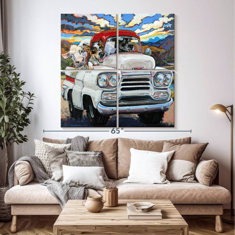 Ketti Cattle Drive, 50" H x 50" W